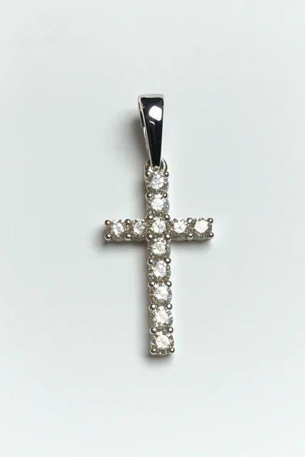 Celestial Faith Diamond Cross Pendant