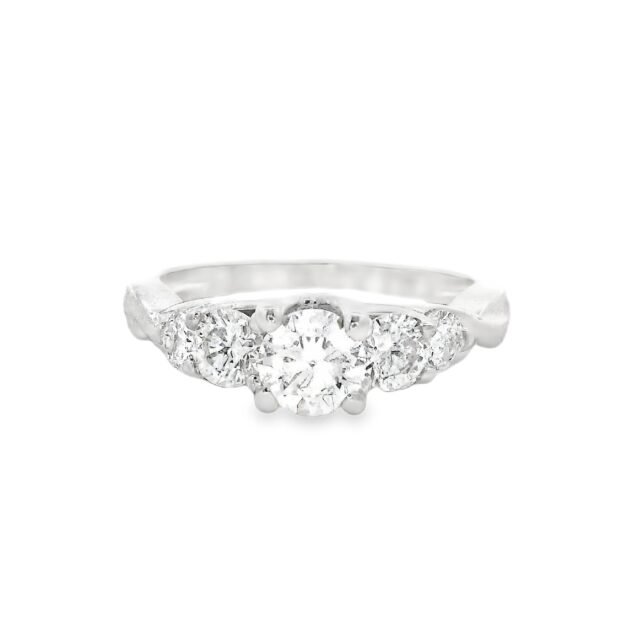 Timeless Five-Stone Diamond Engagement Ring