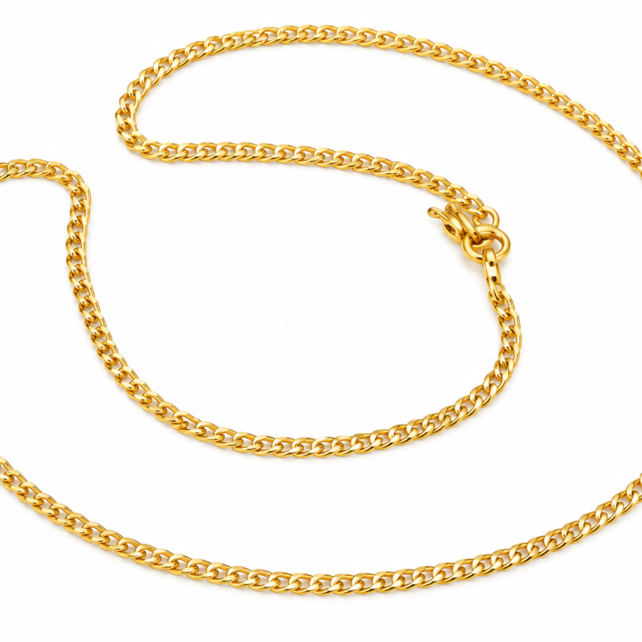 Classic Diamond Tennis Necklace in 14K Yellow Gold