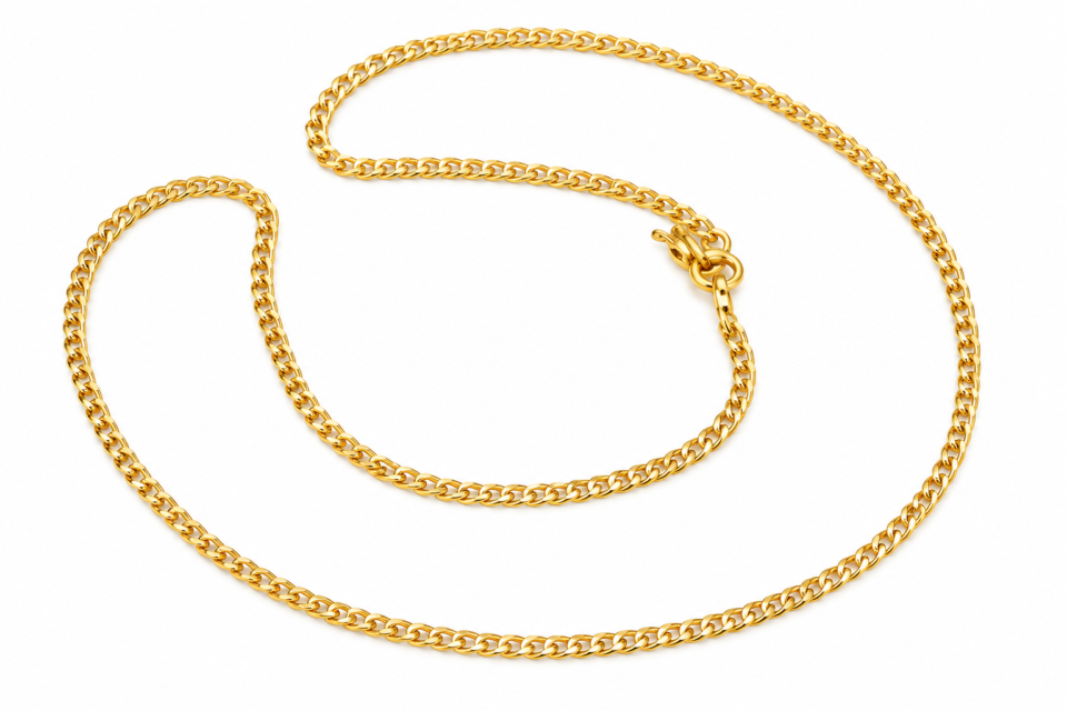 Classic Diamond Tennis Necklace in 14K Yellow Gold