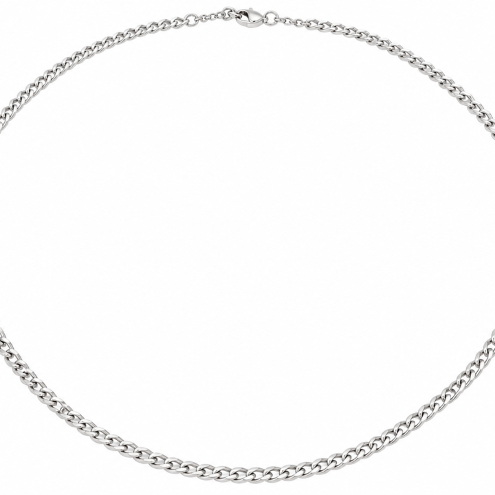Classic Diamond Tennis Necklace in 14K White Gold