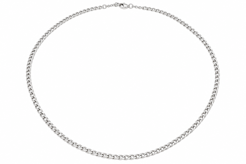 Classic Diamond Tennis Necklace in 14K White Gold