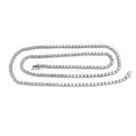 Luxury Diamond Tennis Necklace in 14K White Gold