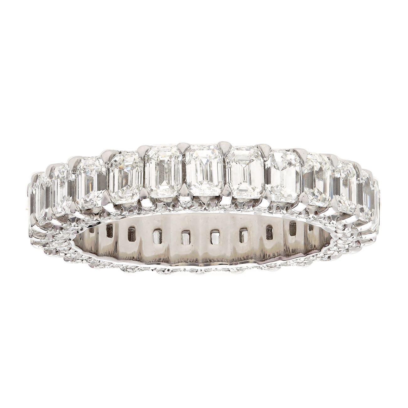 Emerald-Cut Diamond Eternity Band