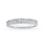 Diamond Multi-Row Channel & Pavé Band Ring