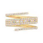 Multi-Row Diamond Wrap Ring