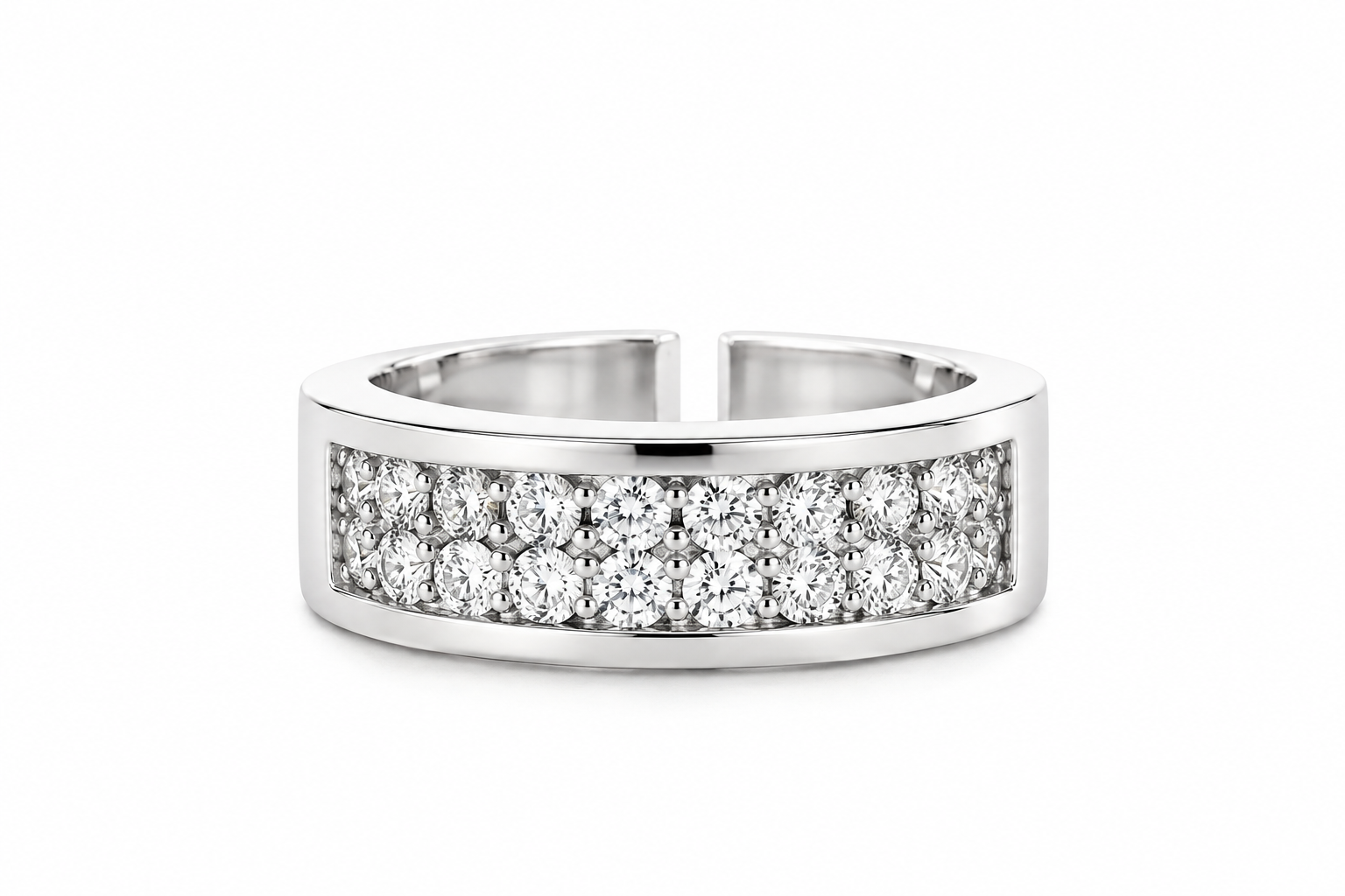 Channel-Set Diamond Anniversary Band
