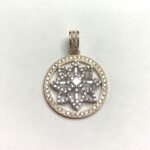 Celestial Compass Diamond Medallion Pendant