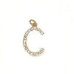 Diamond Initial “C” Pendant