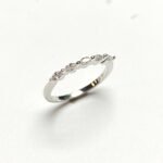 Delicate Diamond Accent Wedding Band