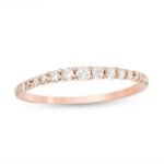 Rose Gold Graduating Diamond Eternity Band