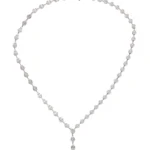 Multi-Shape Diamond Teardrop Y-Necklace